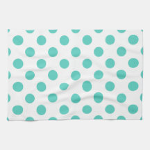 Turquise polka dots