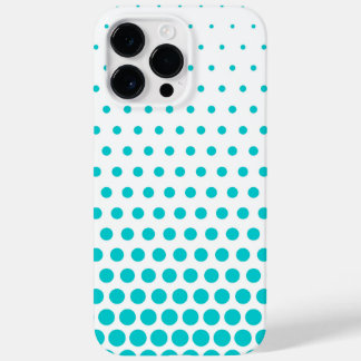 Turquise Polka dots Modern White