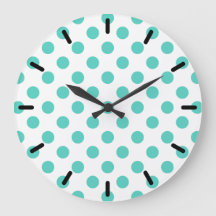 Turquise polka dots