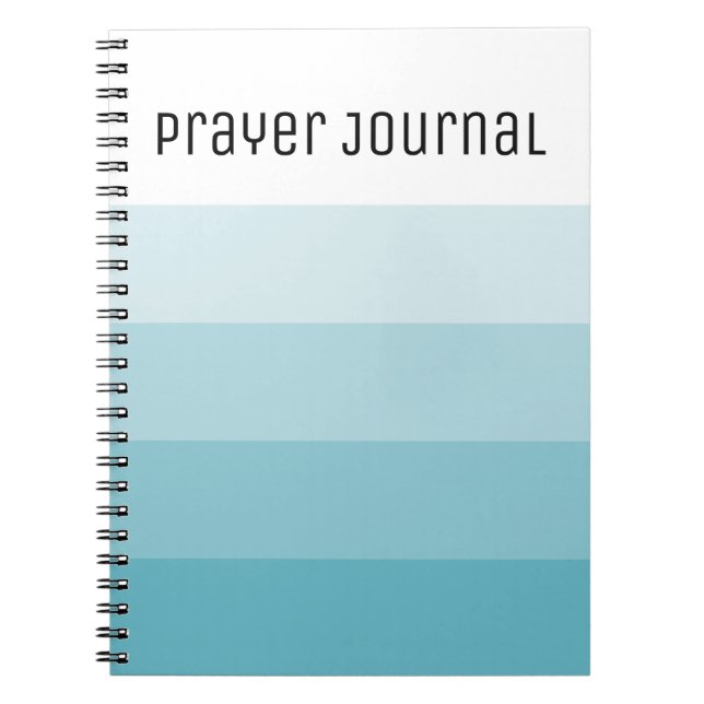 Turquise Rand Prayer Journal Anteckningsbok (Framsidan)