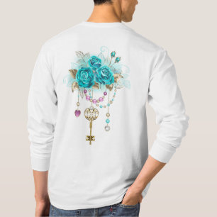 Turquise Ro med Nycklar T Shirt