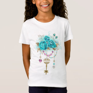 Turquise Ro med Nycklar T Shirt