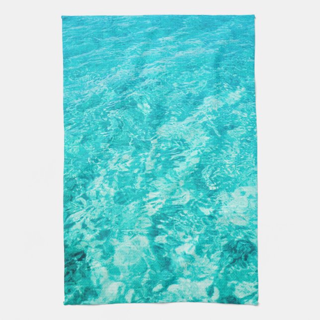 Turquise Sea Ocean Kitchen Towel Kökshandduk (Vertikal)