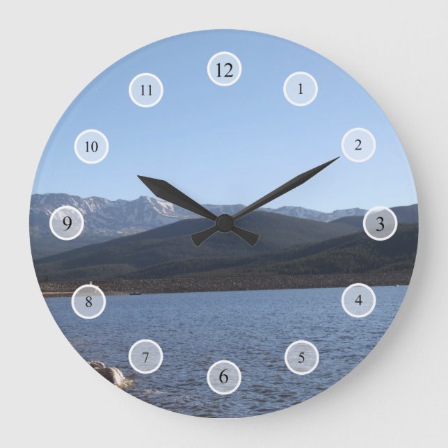 Turquise Sjö, Colorado Stor Klocka (Framsida)