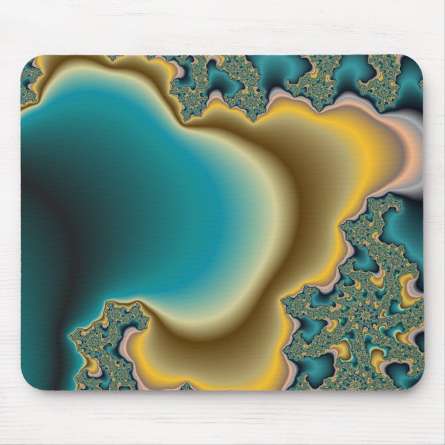 Turquise Sjö Mousepad Musmatta (Framsidan)