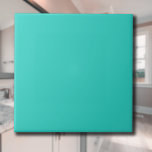 Turquise Solid Färg | Klassisk Elegant Kakelplatta<br><div class="desc">Turquise Solid Färg | Klassisk | ELEGANT | TRENDIG | SNYGGT | Gått</div>