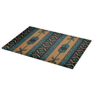 Turquise Southwest Design Aztec Tribal Mönster