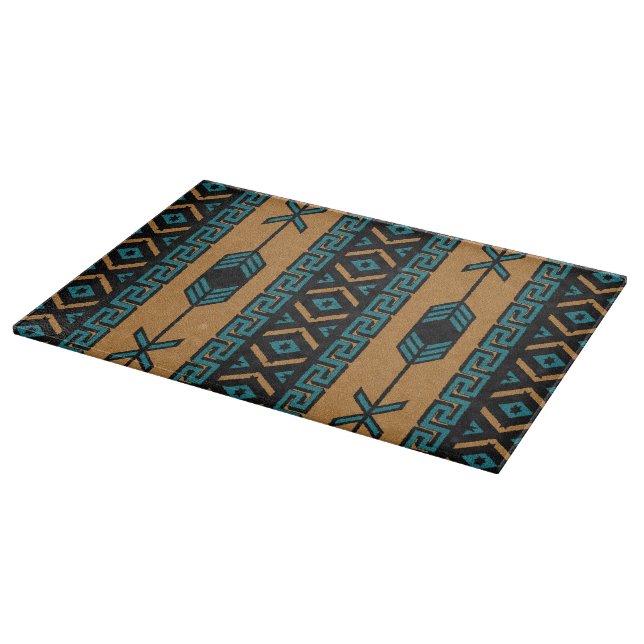 Turquise Southwest Design Aztec Tribal Mönster (Hörn)
