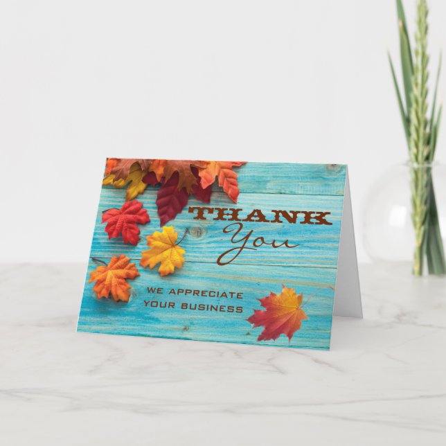 Turquise Tack Hälsning Kort (Framsida)