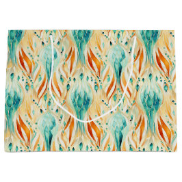 Turquise Tangerine Abstrakt Jewel