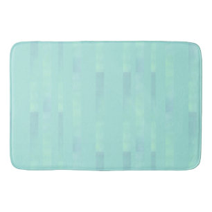 Turquise teal water color look pub linjer badrumsmatta