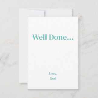 Turquise-tron är klar.. Kärlek, Guds kort