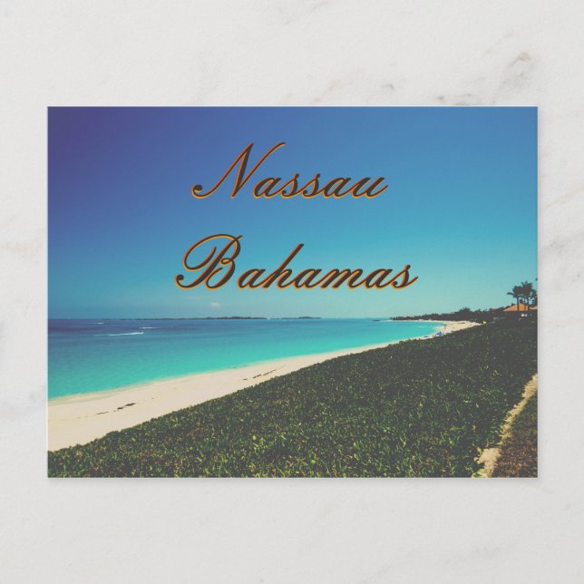 Turquise Vatten Beach Vykort (Framsida)