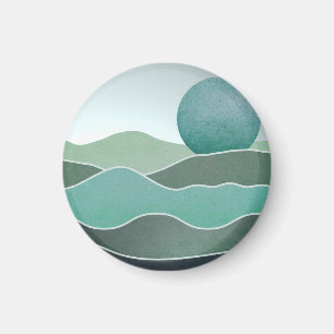 Turquise World Landcape Magnet