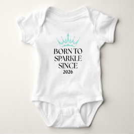 Turquoise Baby & Co. Baby Born To Sparkle T Shirt