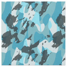 turquoise blue camo abstract tyg