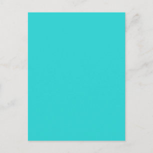 TURQUOISE BLUE (solid färg) ~ Vykort