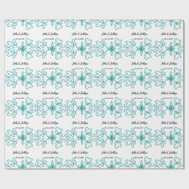 Turquoise blue wedding couple name date flstylish  presentpapper