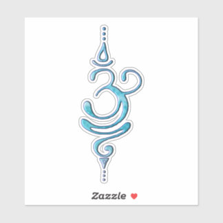 Turquoise Breathe  Klistermärken