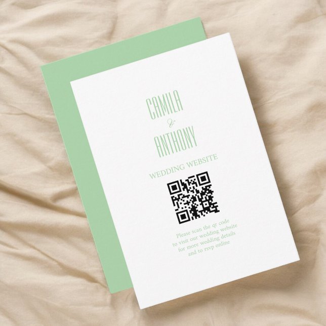 Turquoise Bröllop Tilläggskort (Skapare uppladdad)