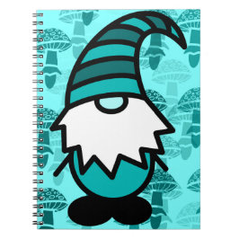 Turquoise Gnome Anteckningsbok