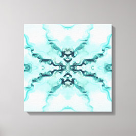 Turquoise Harmony – Artistic Duvet Cover Canvastryck