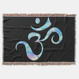 Turquoise Marbled Om Filt