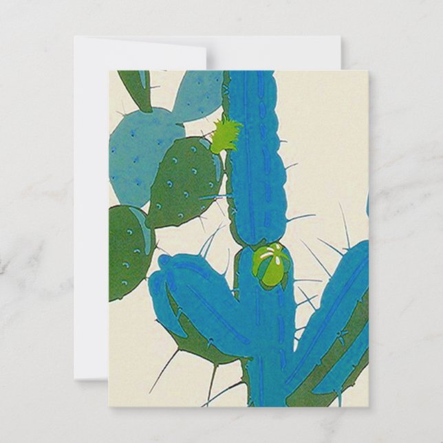 TURQUOISE & Retro Party-inbjudan ~ EZ2 CUSTOMIZE Inbjudningar (Framsida)