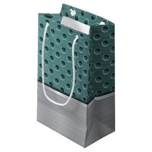TURQUOISE & SILVER METALL LOOK MÖNSTER