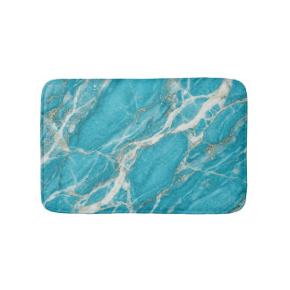 Turquoise Stone Marble Elegant Clean Style Badrumsmatta