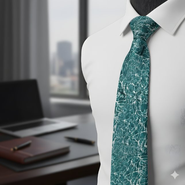 Turquoise Water Caustics Tie Slips (Skapare uppladdad)