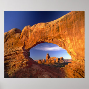 Turret Arch, Arches National Park, Utah, Förenta s Poster