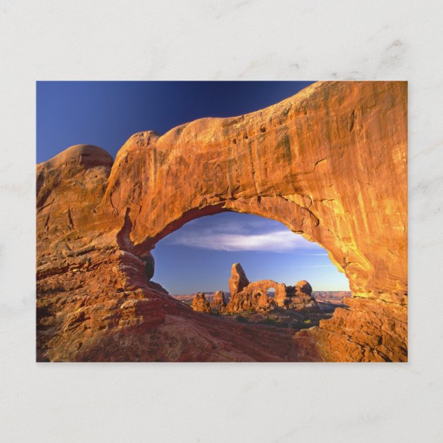 Turret Arch, Arches National Park, Utah, Förenta s Vykort (Framsida)