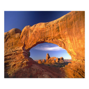Turret Arch, Arches nationalpark, Utah, USA Fototryck