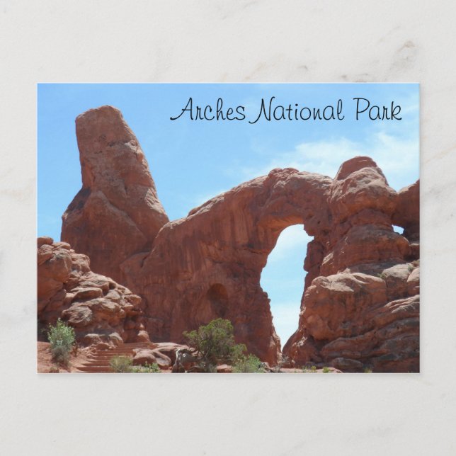 Turret Arch - Arches nationalpark Vykort (Framsida)