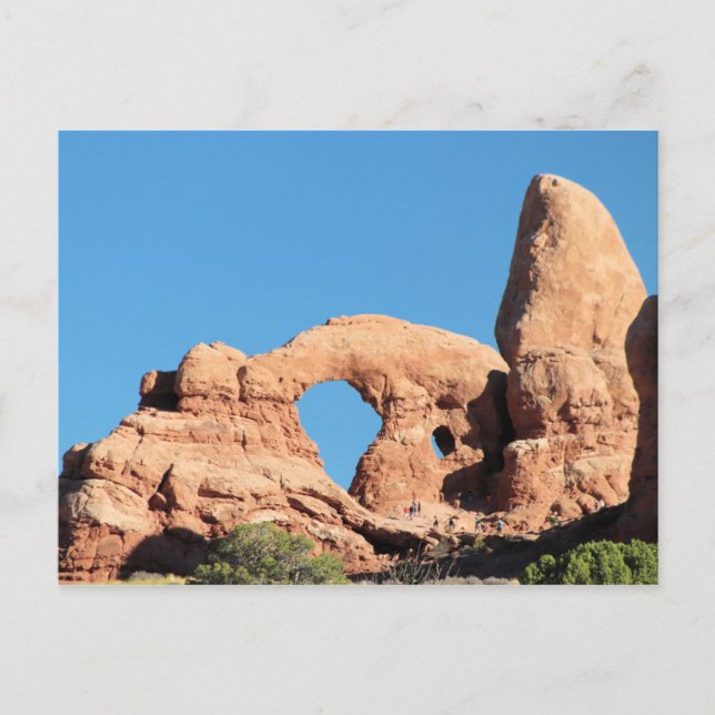 Turret Arch vid Arches National Park, Moab UT Vykort (Framsida)