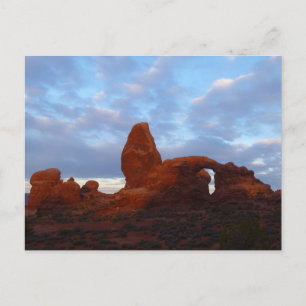 Turret Arch vid Sunrise i Arches nationalpark Vykort