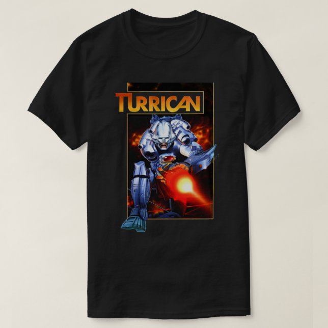 Turrican (transparent) C64 Classic T-Shirt (Design framsida)