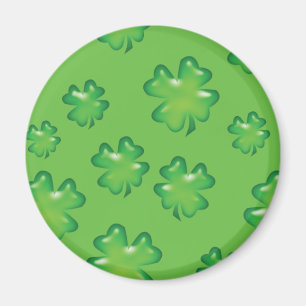 tursam schamprock Irish four-löv klöver St. Patric Magnet