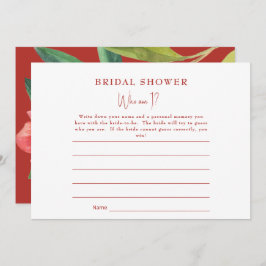 Turscan Pomegranat som är jag Möhippa Game Inbjudningar