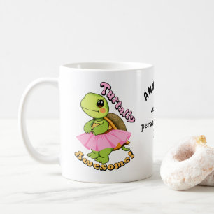 Turtally fantastisk, spela på ord anpassningsbar kaffemugg