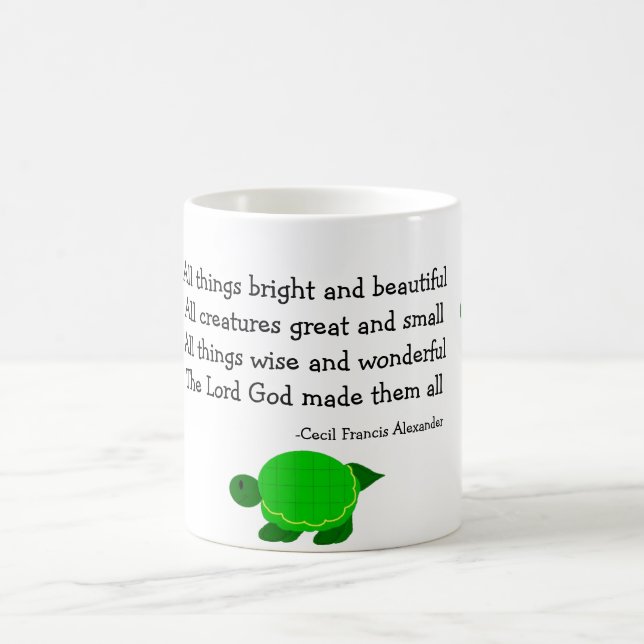 Turtlar med inspirationsoffert kaffemugg (Center)