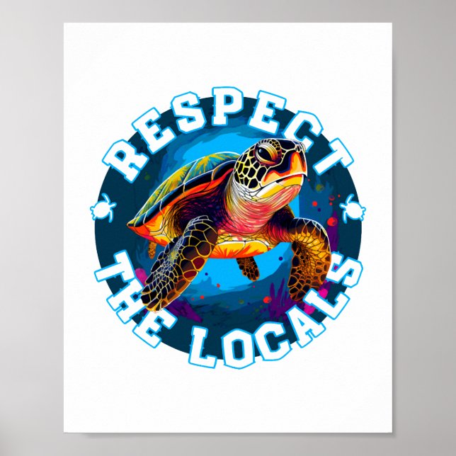 Turtle 001 Snäcka Ja! Poster (Framsidan)