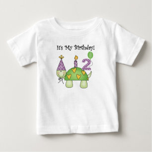 Turtle 2nd Birthday Tee Shirt