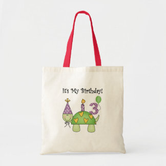 Turtle 3rd Birthday Tshirts and Gifts Tygkasse