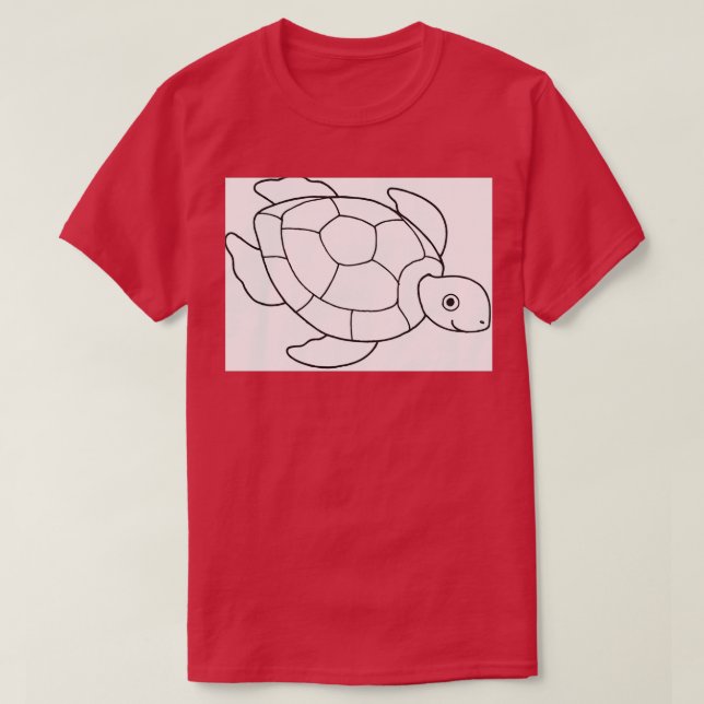 Turtle 6 t shirt (Design framsida)