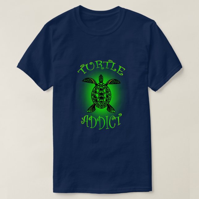 Turtle Addict T Shirt (Design framsida)