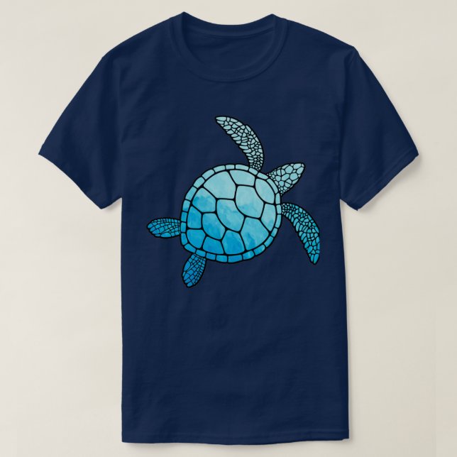 Turtle Älskare 2 T Shirt (Design framsida)