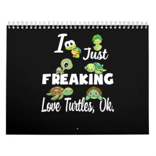Turtle Älskare  Jag har just stoppat Kärlek Turtle Kalender