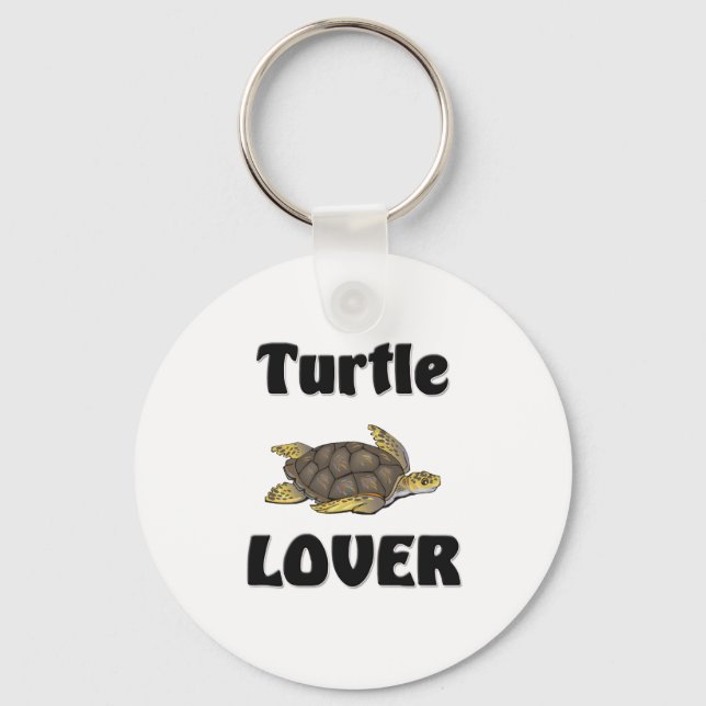 Turtle Älskare Nyckelring (Framsida)